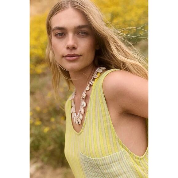 Free People Annabelle Set in Yellow Glow Combo Small NWOT - Picture 3 of 10